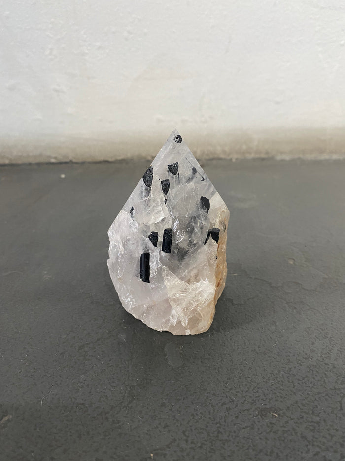 Black Tourmalated Quartz Point - Porter Lyons