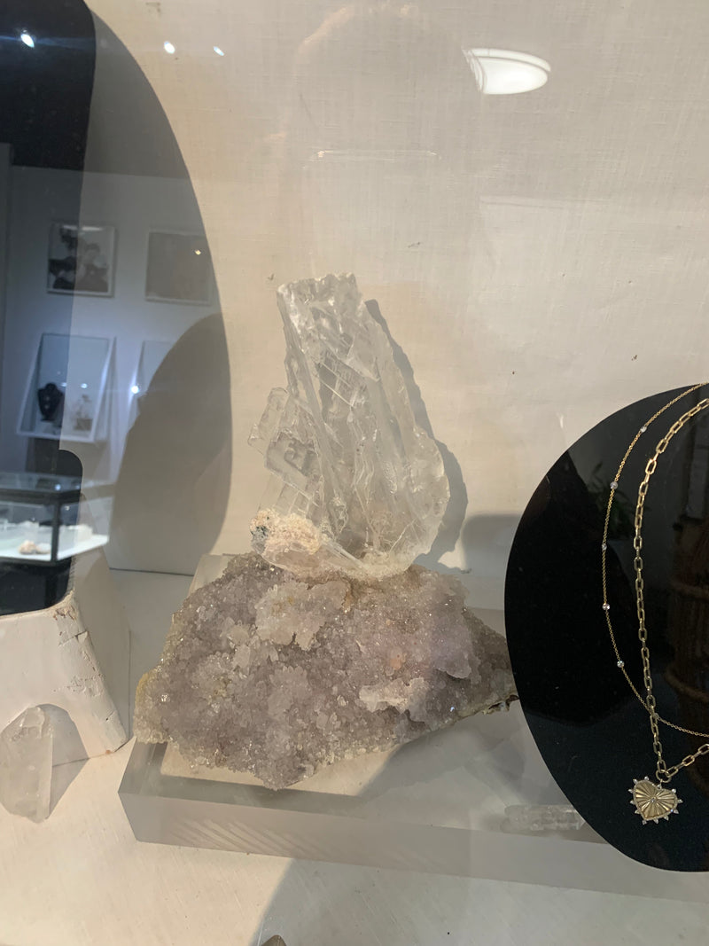 Amethyst Gypsum Crystal - Porter Lyons