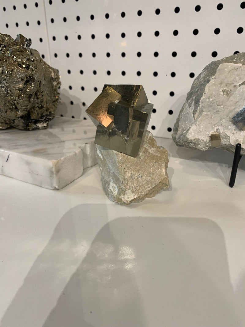 Pyrite Cube Specimen - Porter Lyons