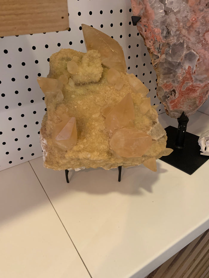 Yellow Calcite Specimen - Porter Lyons