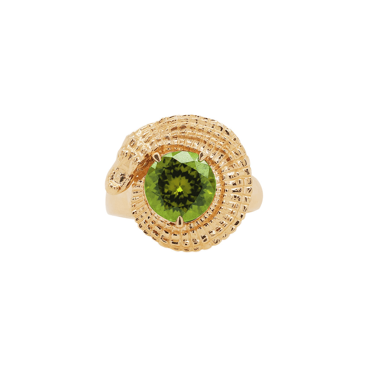 Tourmaline Alligator Dharma Ring | 6.38GMS 2CT - Porter Lyons