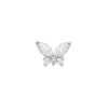 Butterfly Threaded Flat Back Earring | 0.3GMS 0.1CT | Single - Porter Lyons