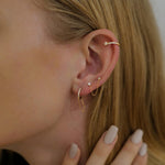 Double Diamond Chain Earring | .5GMS .07CT | Single