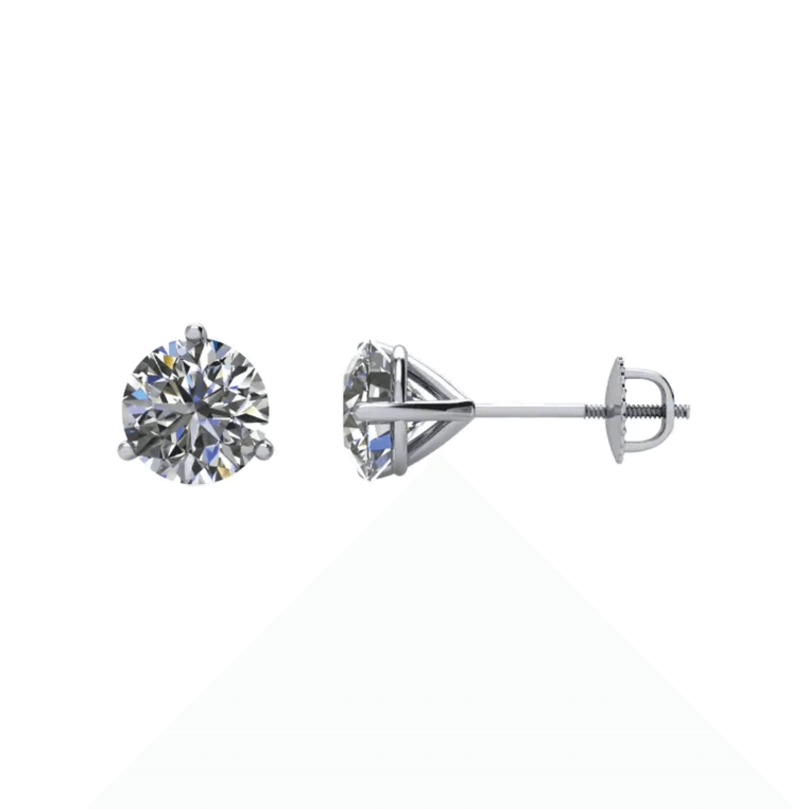 Classic diamond earrings designs Clearance