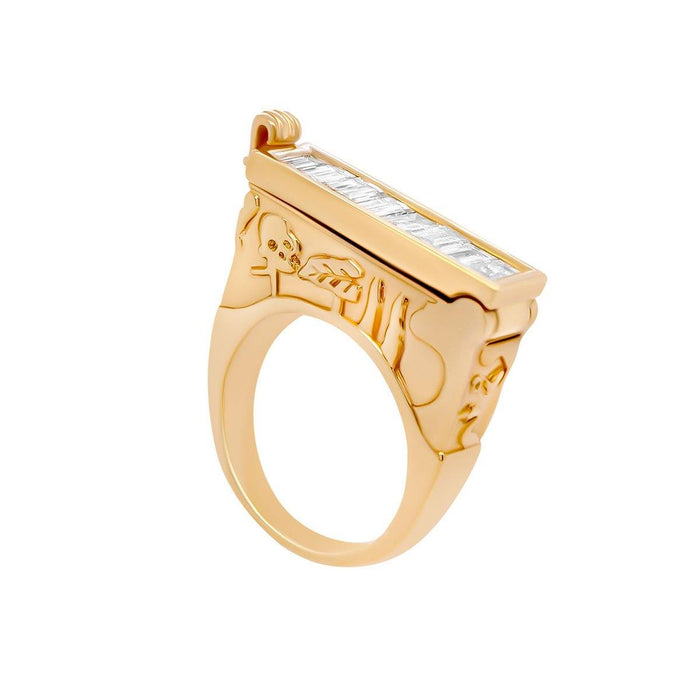 Cypress Poison Ring - Baguette | 10.9GMS 1.10CT - Porter Lyons