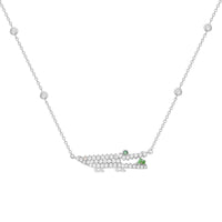 Diamond Gator Necklace | 2.2GMS .39CTW - Porter Lyons