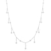 Diamond Dropper Necklace | 2.2GMS .4CT