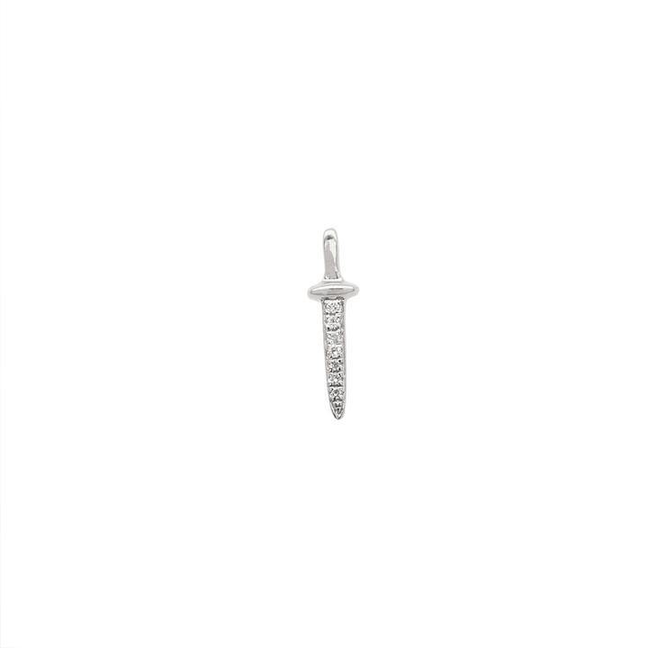 Diamond Sword Threader Stud | 0.6GMS .04CT | Single - Porter Lyons