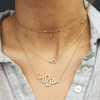 Mini Snake Necklace | 1.50GMS .10CT