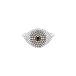 Evil Eye Protector Ring | 2.63GMS .41CT | Brown - Porter Lyons