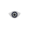 Evil Eye Protector Ring | 2.63GMS .41CT | Sapphire & Topaz - Porter Lyons