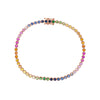 Mama Round Rainbow Tennis Bracelet | 6.27GMS 3.77CTW