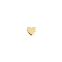 Mini Gold Heart Threaded Flat Back Earring | .5GMS | Single - Porter Lyons