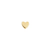 Mini Gold Heart Threaded Flat Back Earring | .5GMS | Single