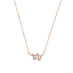 Mini Snake Necklace | 1.50GMS .10CT
