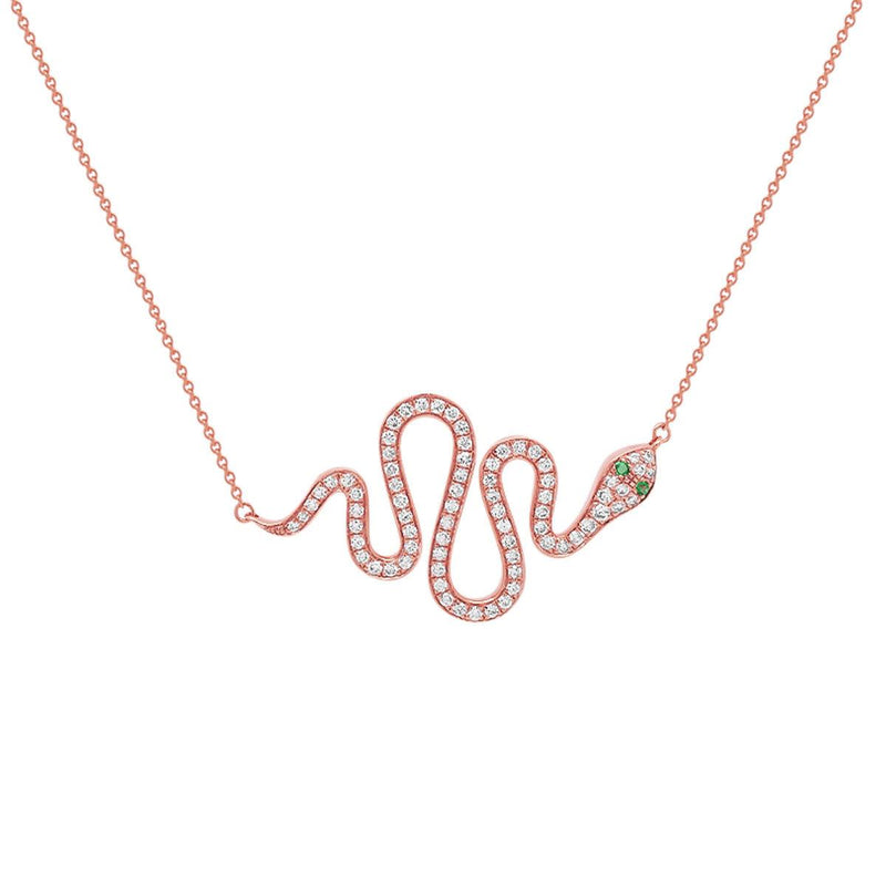 Mississippi Snake Necklace | 3.64GMS .24CT - Porter Lyons