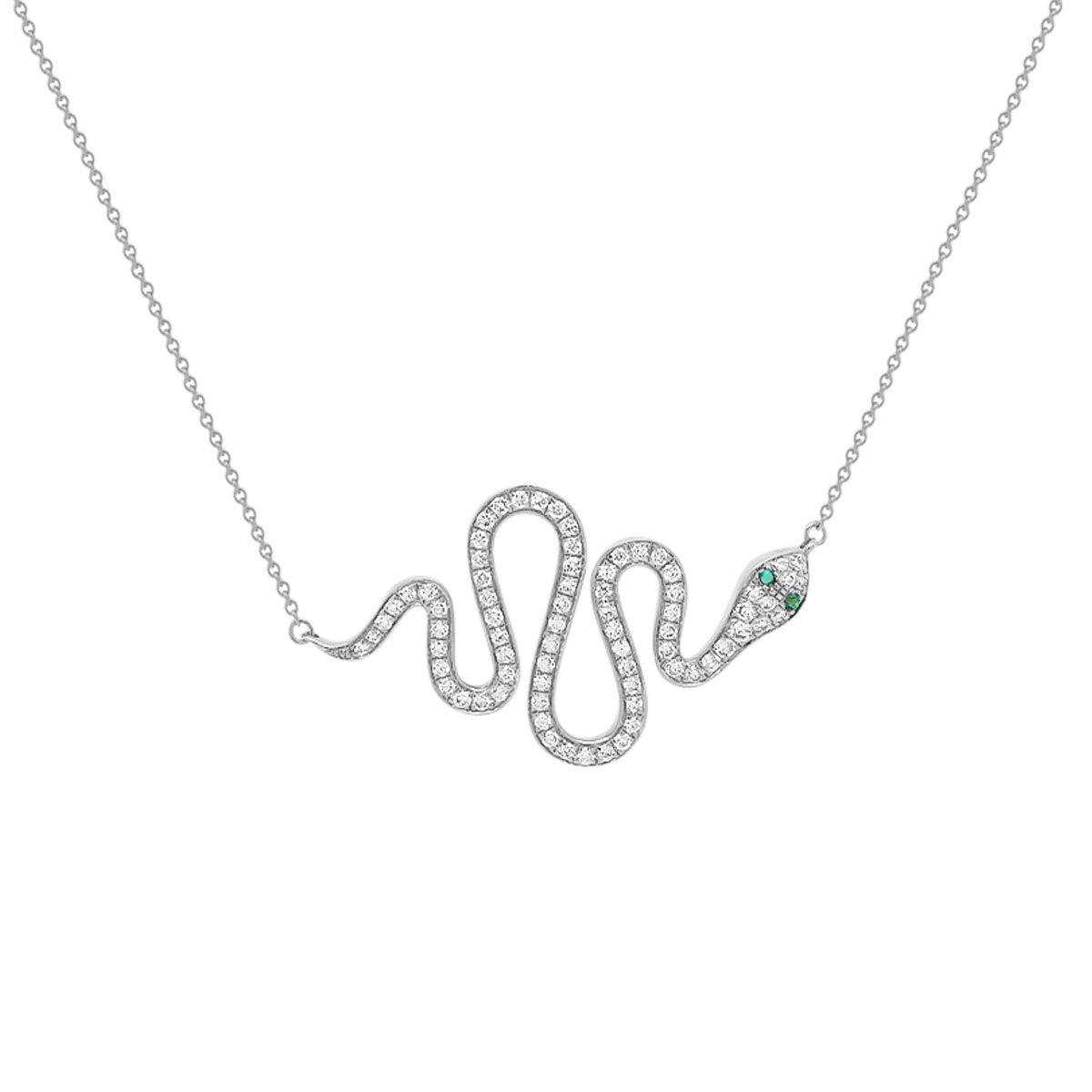 Mississippi Snake Necklace | 3.64GMS .24CT – Porter Lyons Mississippi Snake Necklace | 3.64GMS .24CT – Porter Lyons