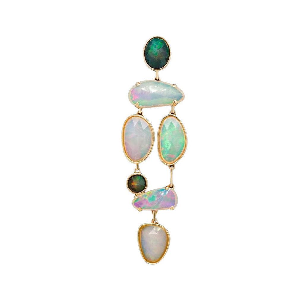 Opal Bone Chandelier Earring | 3.8GMS 7.1CTW | V3