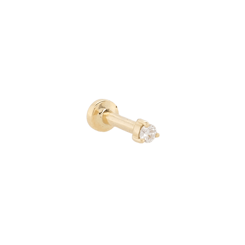 ANINE BING Diamond Cross Hoop Earrings - 14k Gold