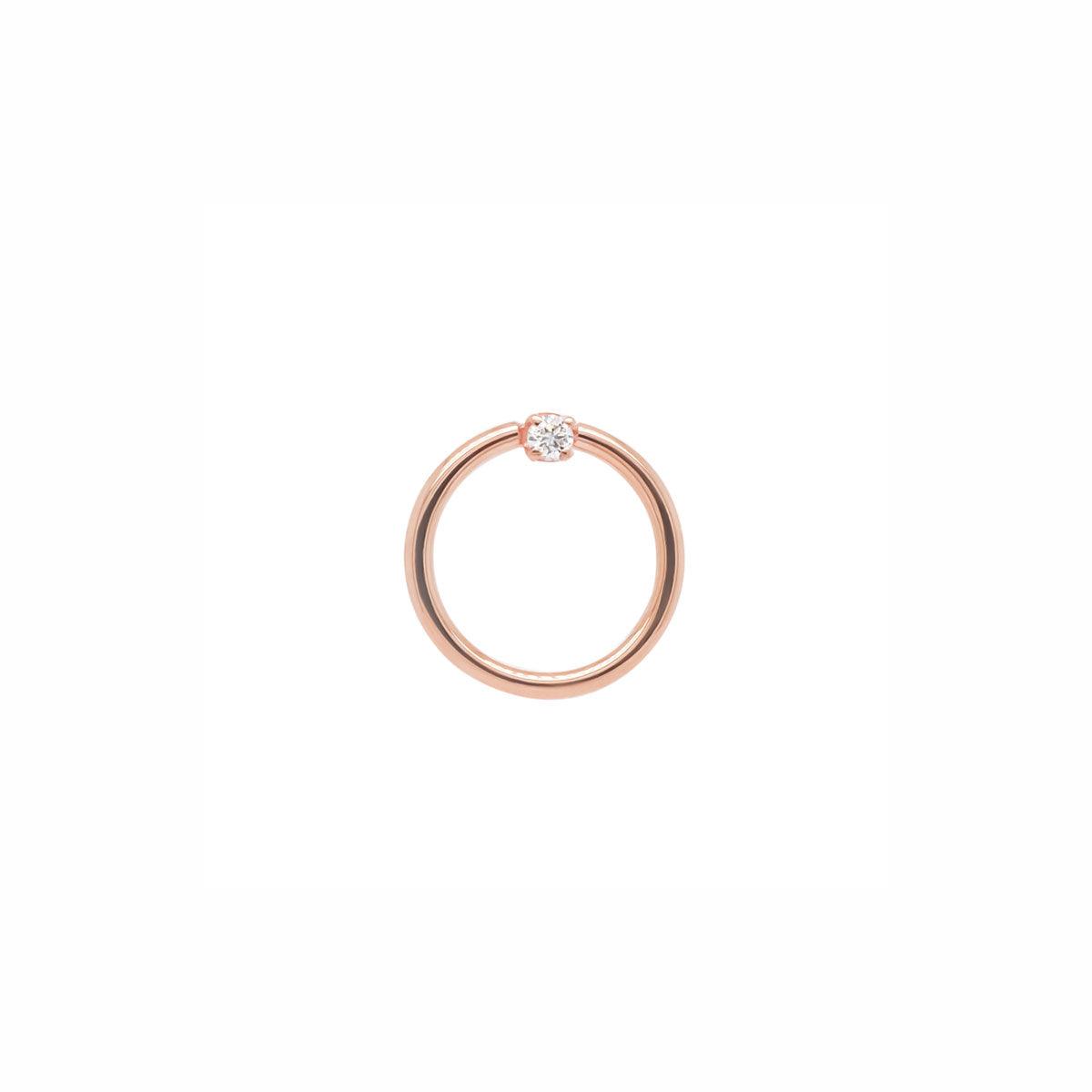 Fixed Diamond Seamless Hoop | Single – Porter Lyons