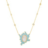 Psychedelic Solitaire Necklace | 5.6GMS 5.6CTW | Sky Blue - Porter Lyons