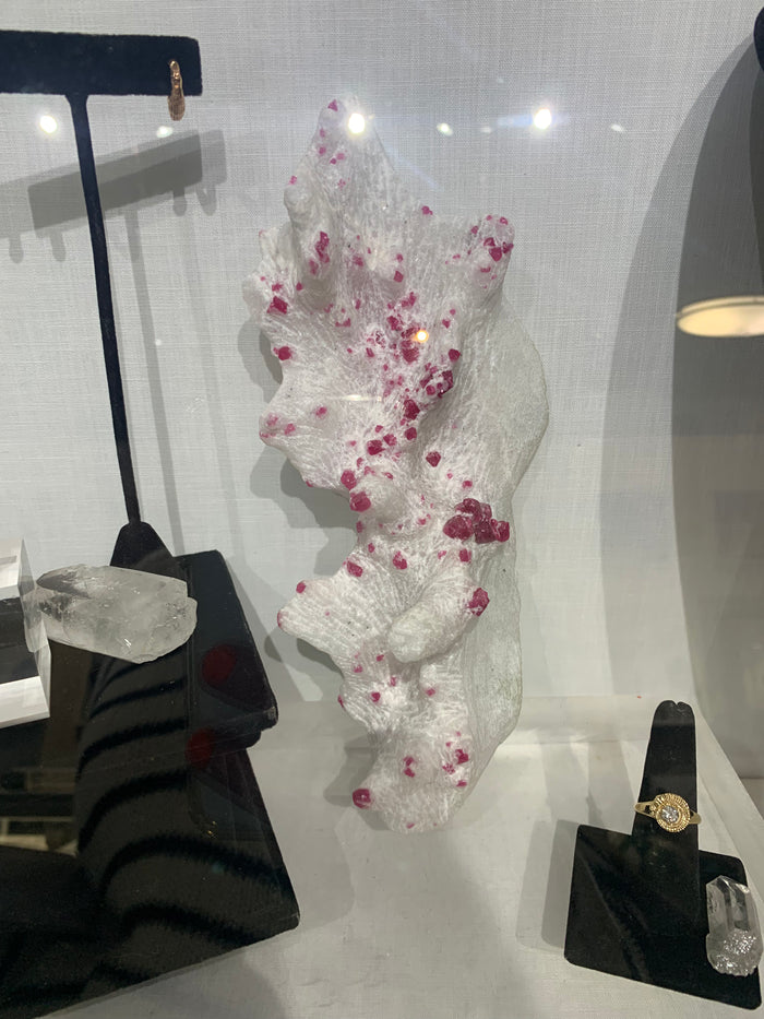 Red Spinel in Quartz - Porter Lyons
