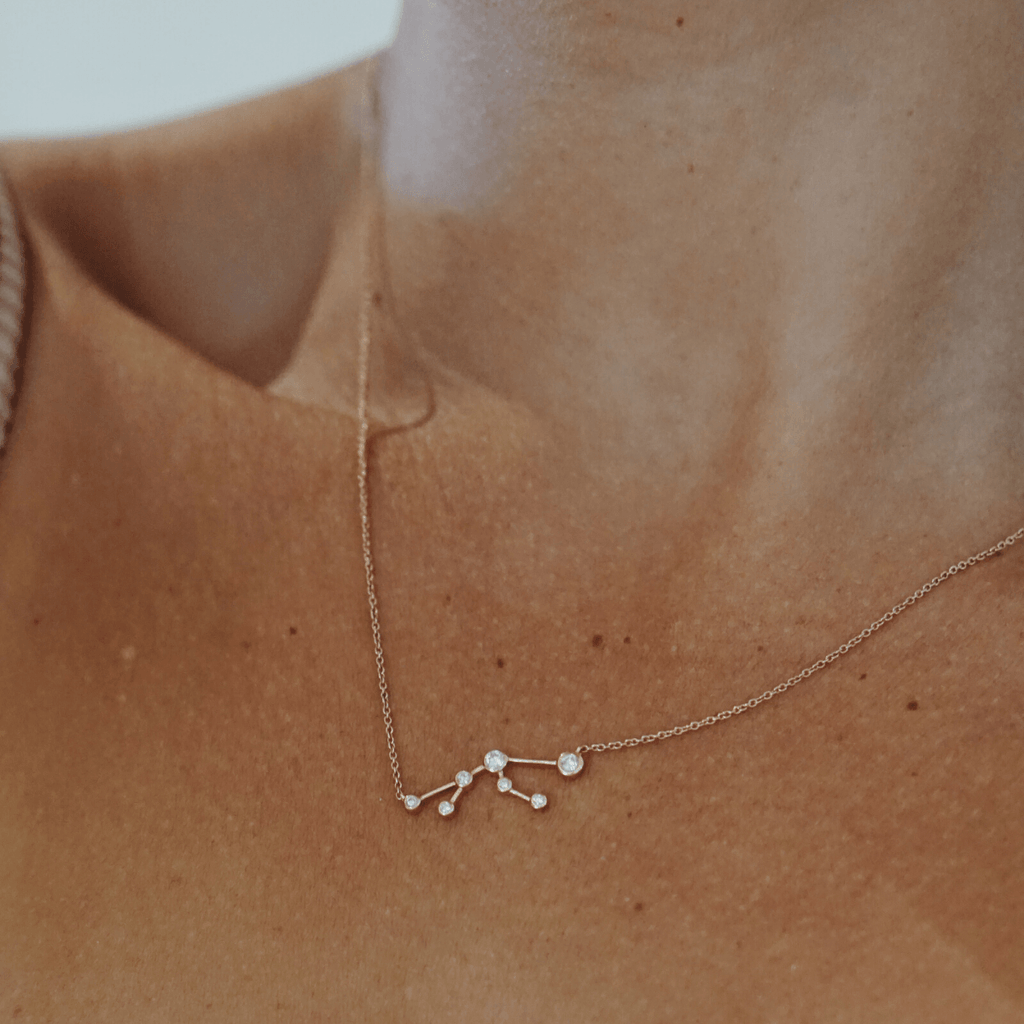 Scorpio constellation outlet necklace gold