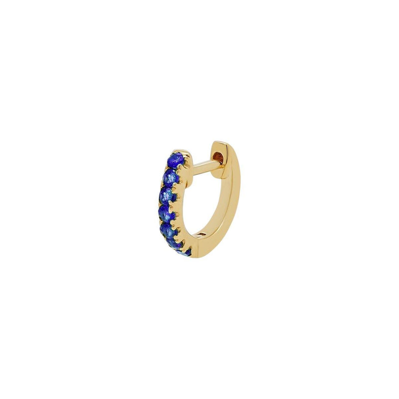 Small Sapphire Lock Hoop | .50GMS .10CT | Single - Porter Lyons