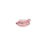 Smile Lip Threaded Flat Back Earring | .45GMS .01CT | Single