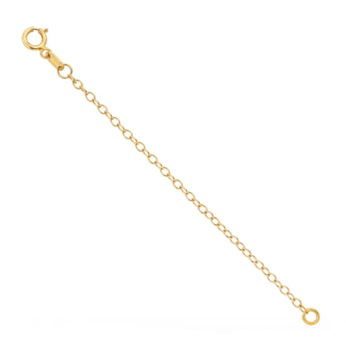 Solid 14K Yellow Gold Necklace and Bracelet Chain Extender