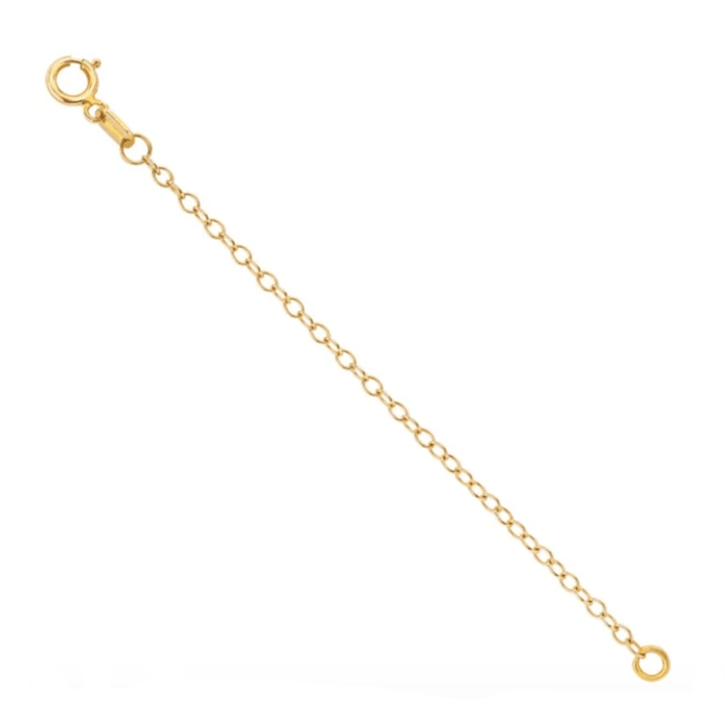 Solid 14K Yellow Gold Necklace and Bracelet Chain Extender