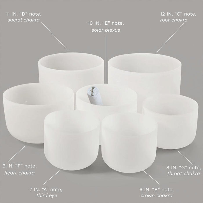 Frosted Quartz Alchemy Sound Bowl - Porter Lyons