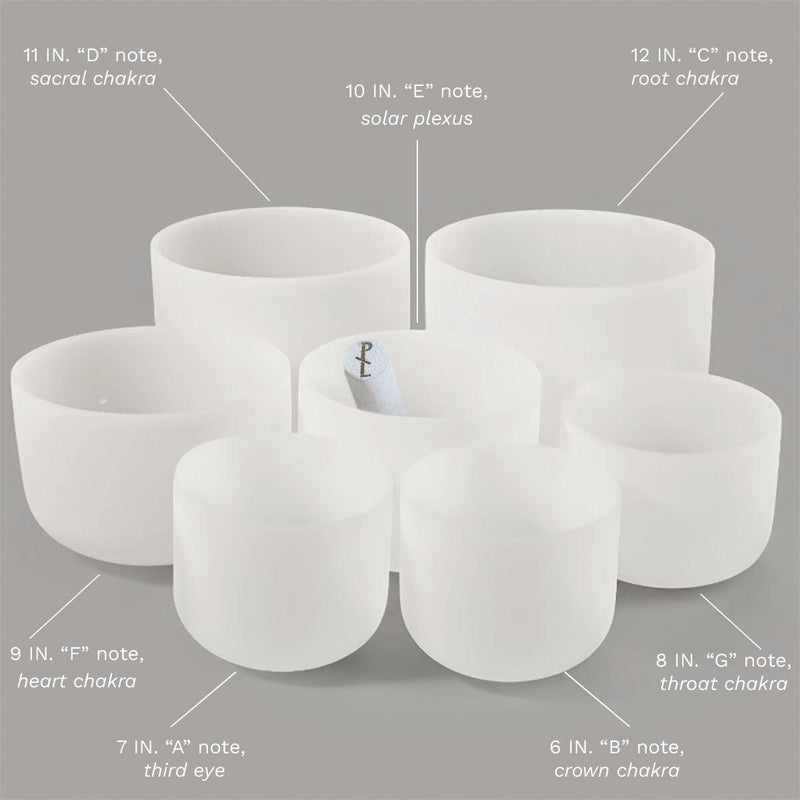 Frosted Quartz Alchemy Sound Bowl - Porter Lyons