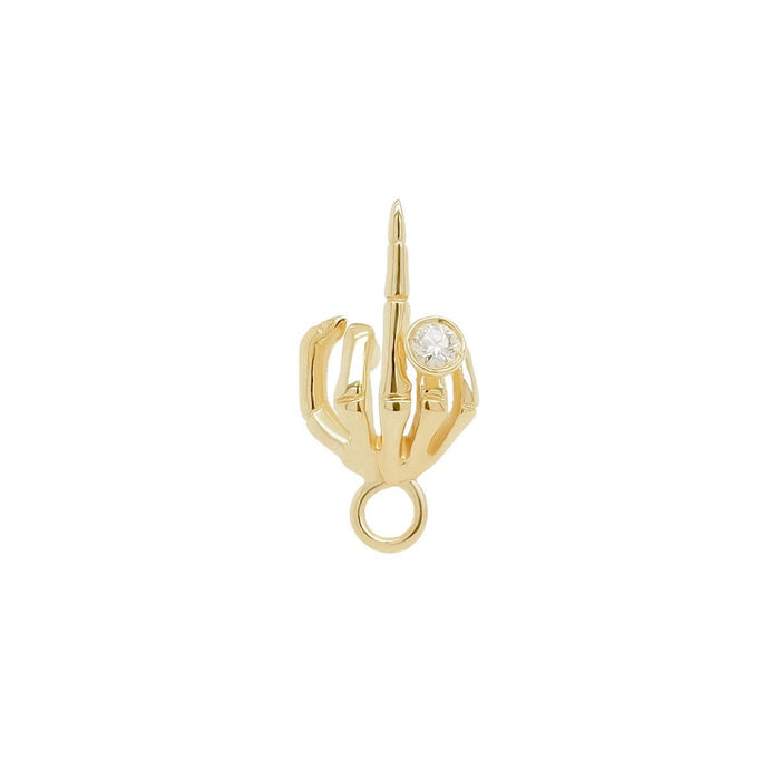 The Finger Skeleton Hand Charm | 0.3GMS .02CT - Porter Lyons