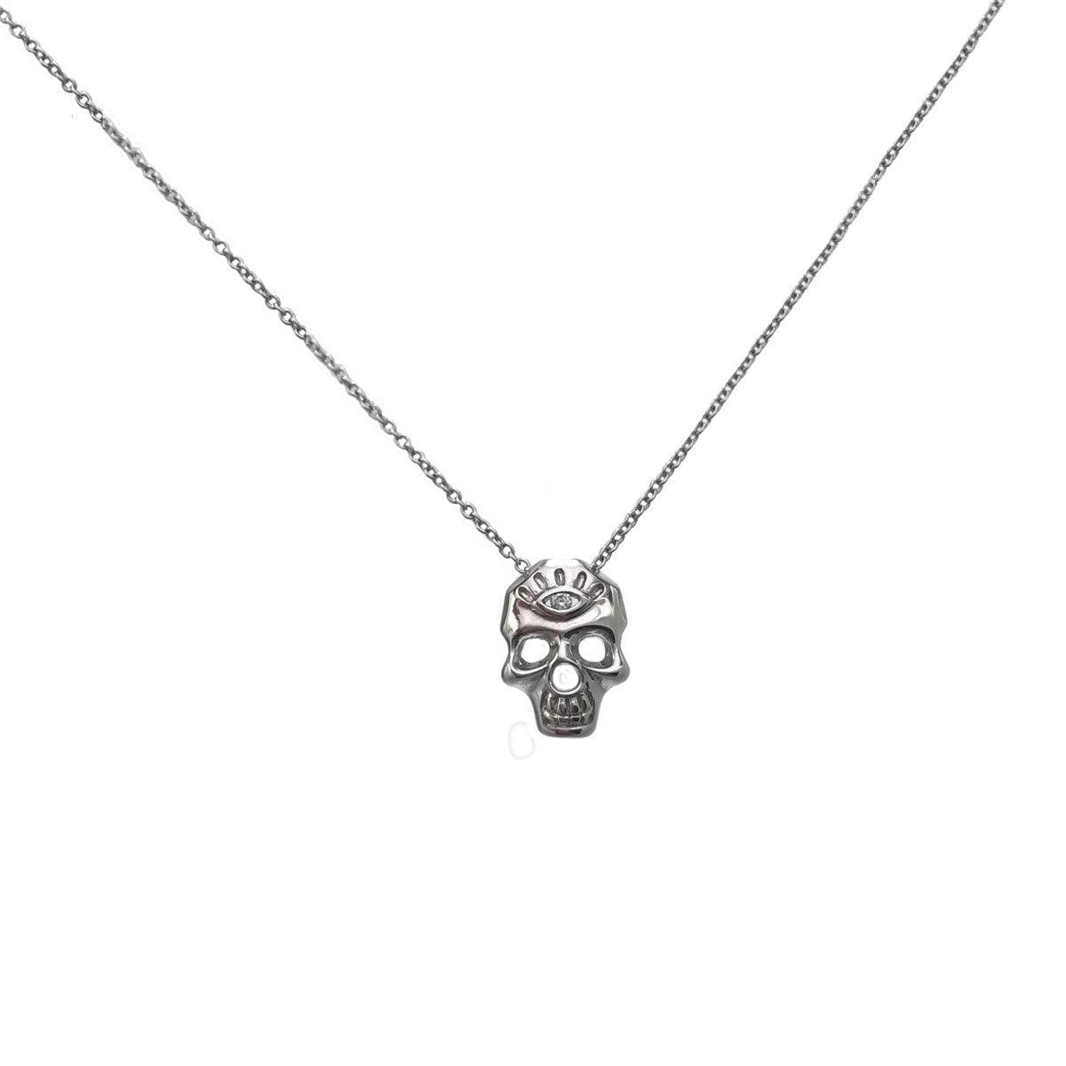 Third Eye Necklace | 2.16GMS .01CT – Porter Lyons Third Eye Necklace | 2.16GMS .01CT – Porter Lyons